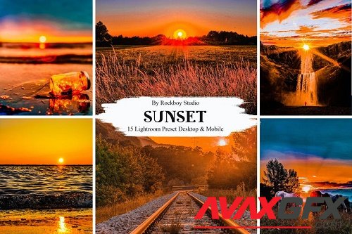 15 Sunset Lightroom Presets