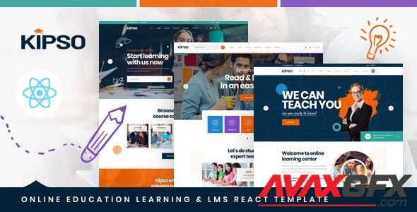 ThemeForest - Kipso v1.0 - React Next Online Education Learning & LMS Template (Update: 29 July 21) - 26357563