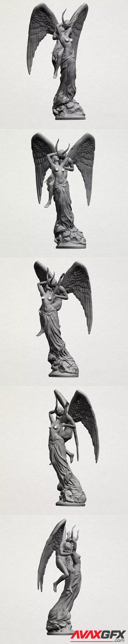 Angel and devil – 3D Printable STL