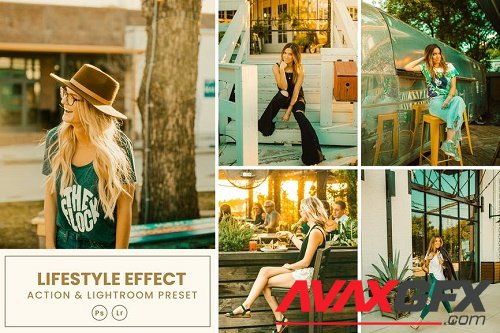 LifeStyle Effect Action & Lightrom Presets