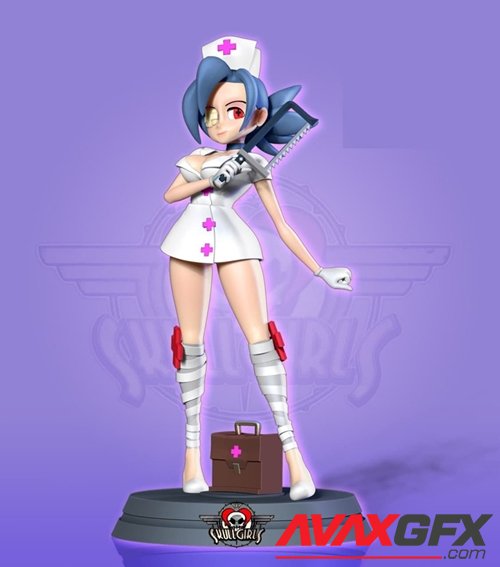 Skullgirls Filia – 3D Printable STL