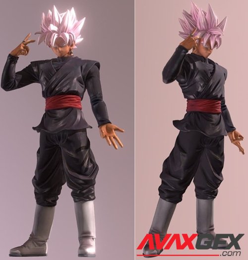 Black Goku Rose Dragon Ball – 3D Printable STL