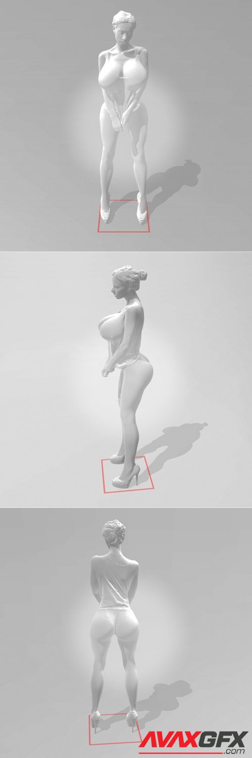 Noir 2 teen sexy pose – 3D Printable STL