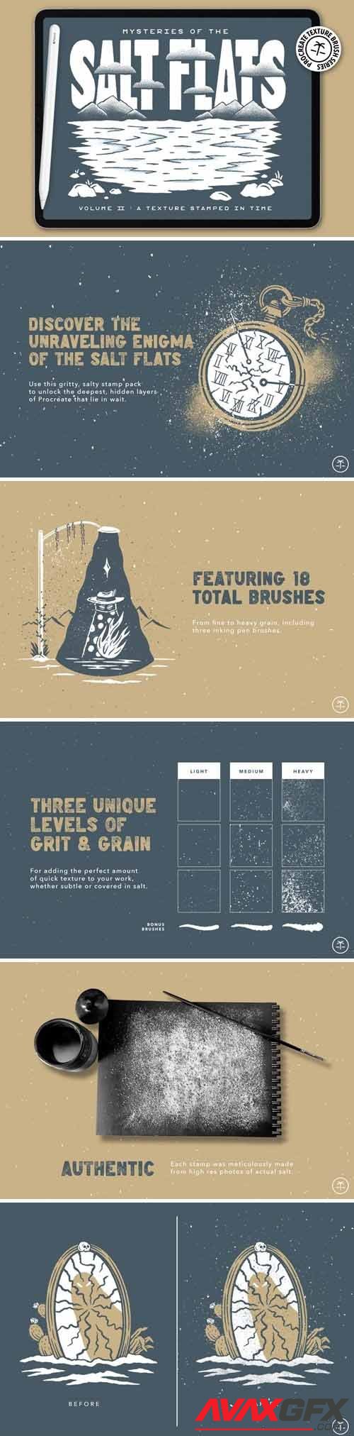 15 Procreate Gritty Stamps + 3 Bonus - 6222108