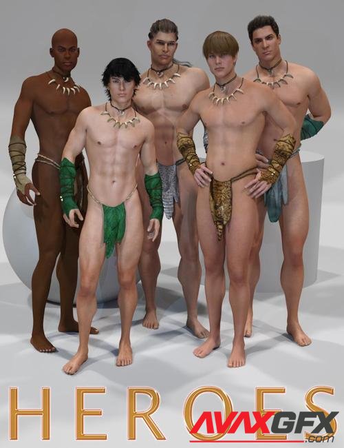 Genesis 2 Legacies for Genesis 3 Male: Heroes