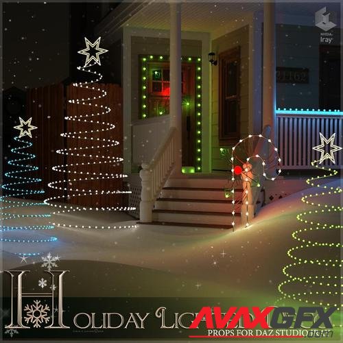 Holiday Lighted Deco