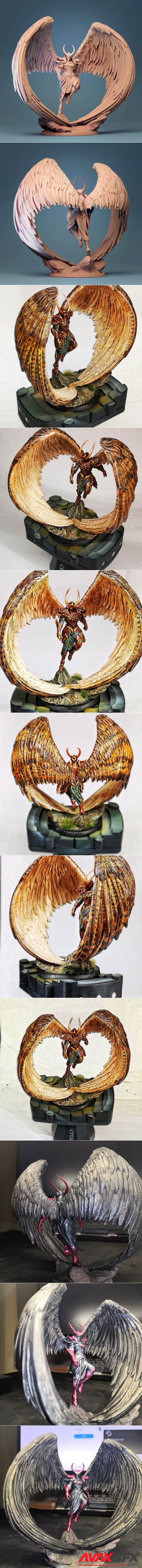 Angel fighter – 3D Printable STL