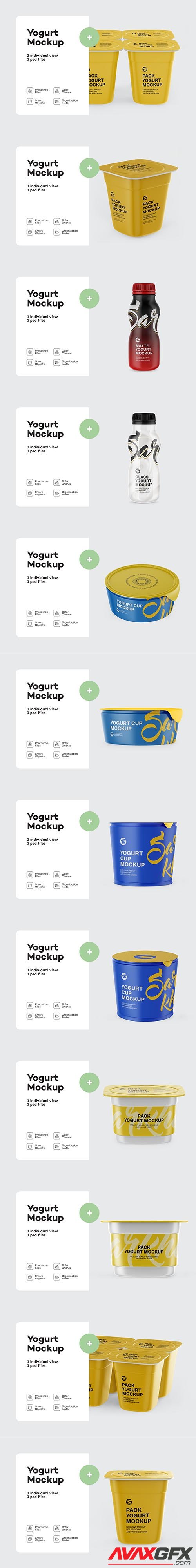 Yogurt mockup