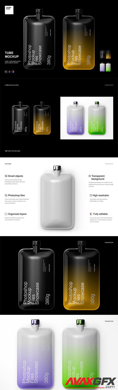 CreativeMarket - Tube Mockup 6631184