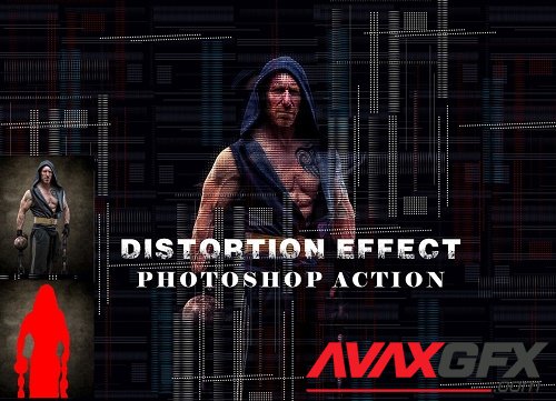 Distortion Effect Photoshop Action - 6682664