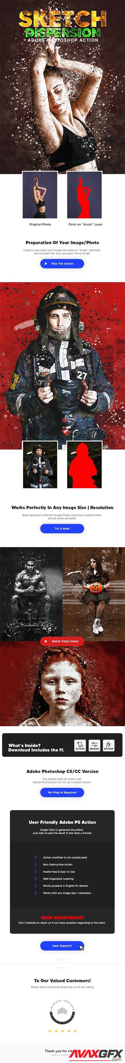 GraphicRiver - Sketch Dispersion Action 33804098