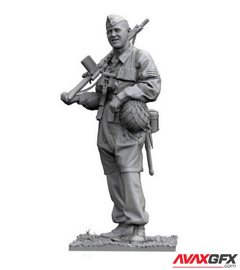 Fallschirmjager 1944 3D Printable STL