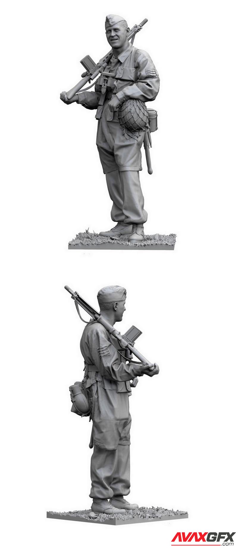 Fallschirmjager 1944 3D Printable STL