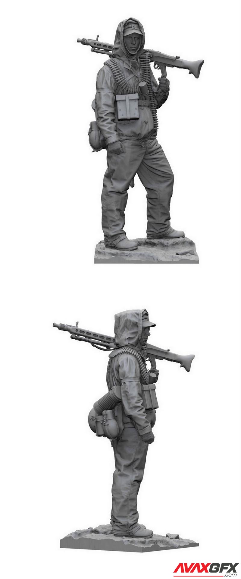 MG 42 SS Schütze 3D Printable STL