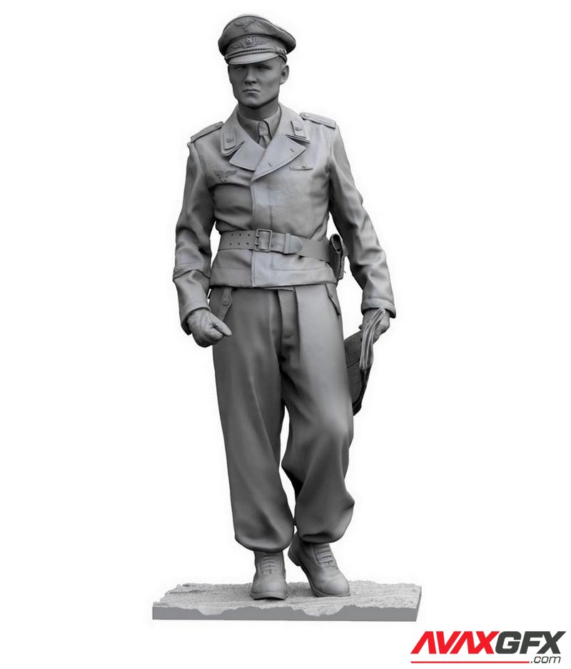 Panzer Leutnant 3D Printable STL