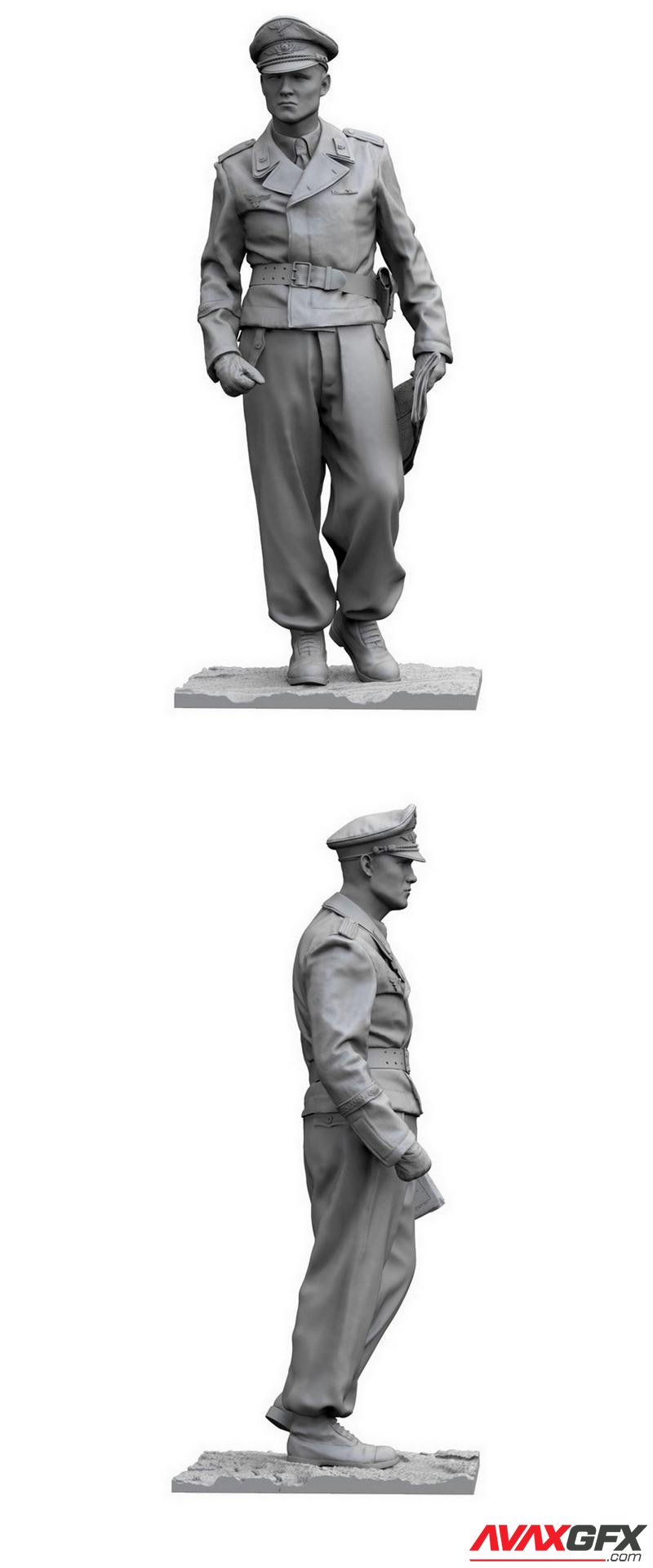 Panzer Leutnant 3D Printable STL