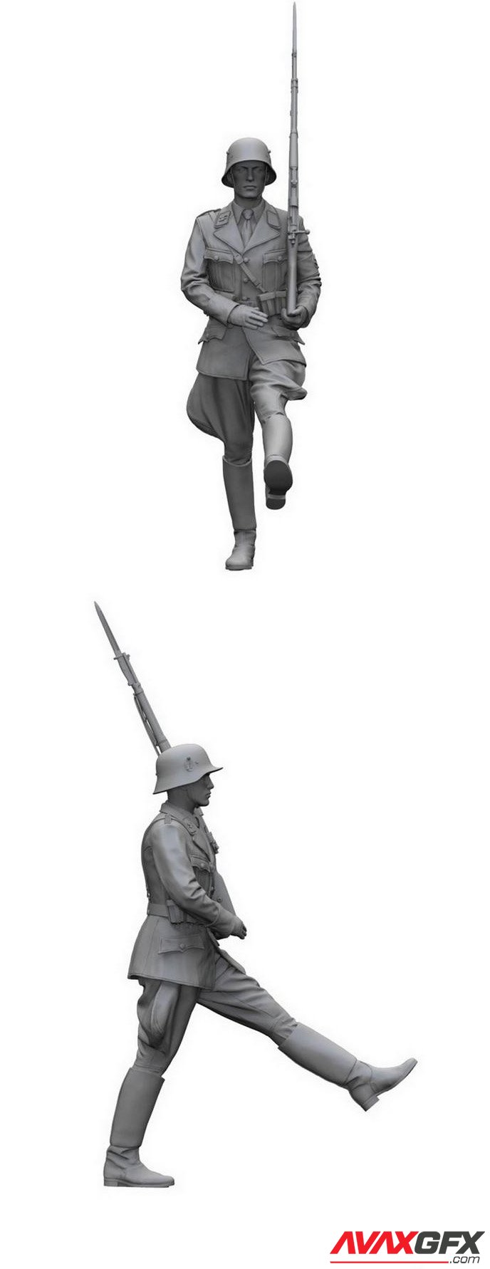 Soldat im Stechschritt LAH 3D Printable STL