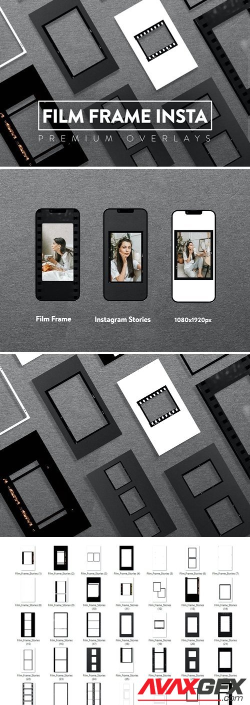 30 Film Frame Instagram Stories