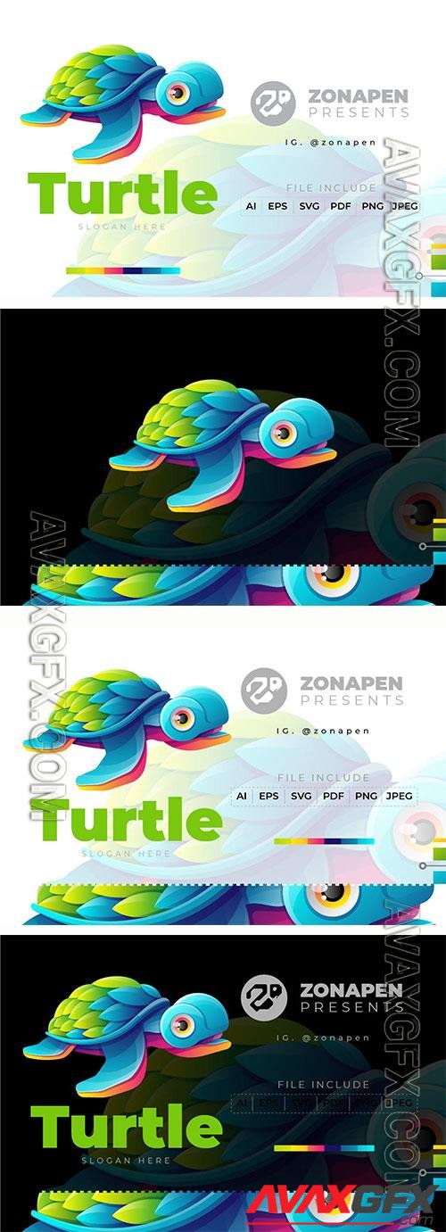 Turtle Gradient Logo