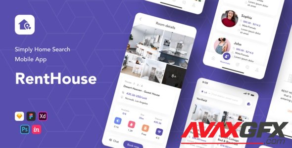 ThemeForest - RentHouse v1.0 - Simply Home Search Mobile App - 25891412