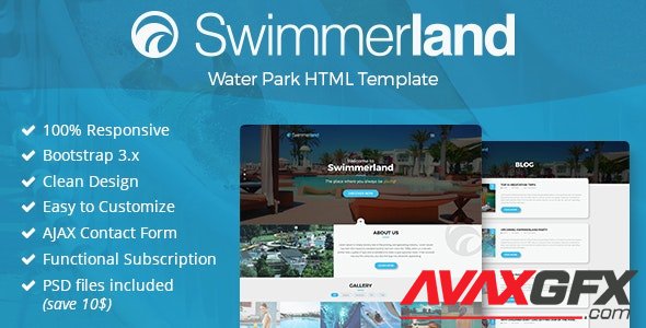 ThemeForest - Swimmerland v1.0 - Water Park HTML Template - 18872248
