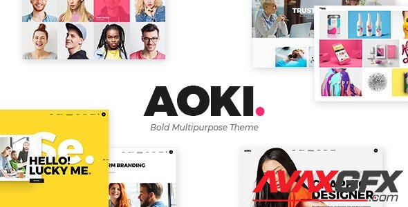 ThemeForest - Aoki v1.7 - Creative Design Agency Theme - 21010207 - NULLED