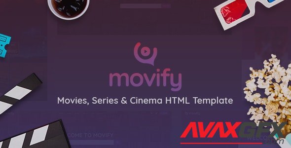 ThemeForest - Movify v1.1 - Movies, TV Shows & Cinema HTML Template - 21561137
