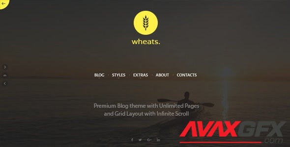 ThemeForest - Wheats v1.8 - WordPress easy blogging theme - 17306797