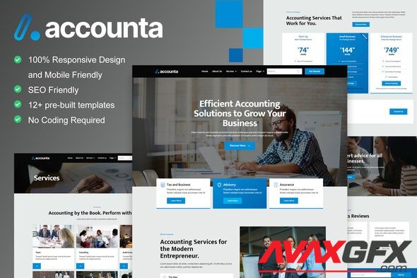 ThemeForest - Accounta v1.0.0 - Accounting Firm Elementor Template Kit - 34856002
