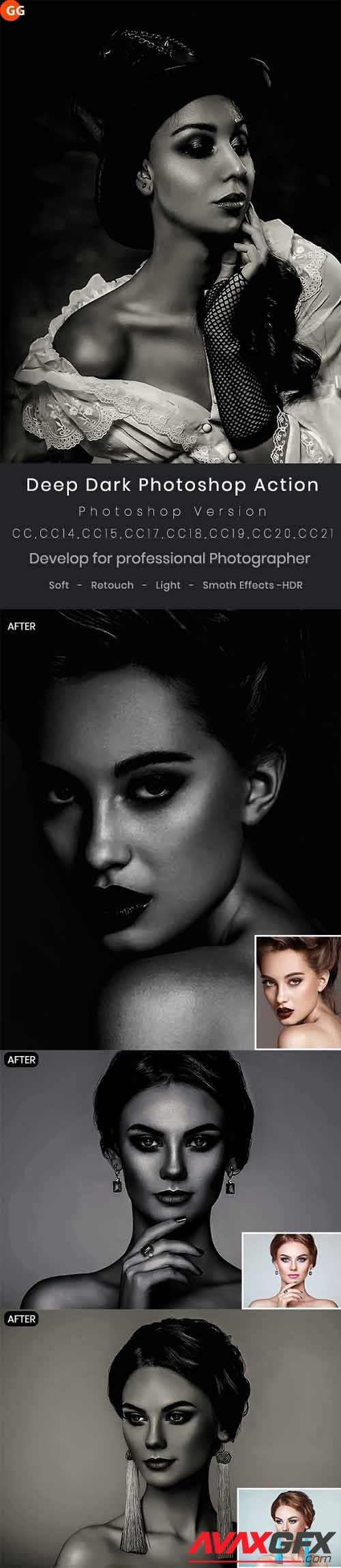 Deep Dark Photoshop Action - 30054555