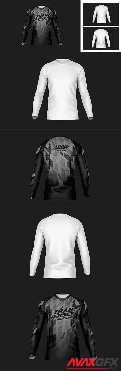 Trail Jersey Mockup