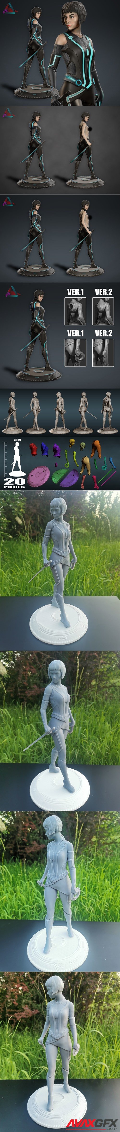 Quorra - Tron (Aliance) – 3D Printable STL