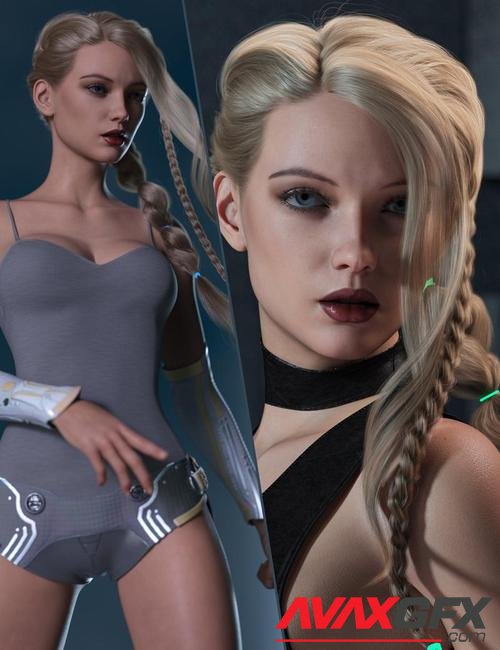 RY Xara Character, Hair, and Render Bundle