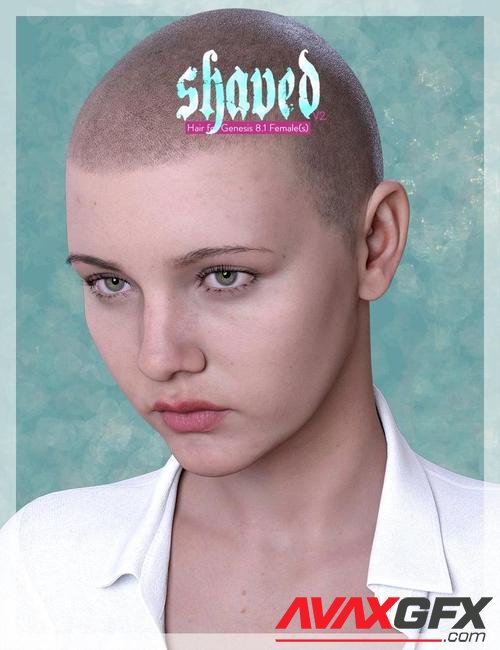 Shaved Hair V2 for Genesis 8.1 Females