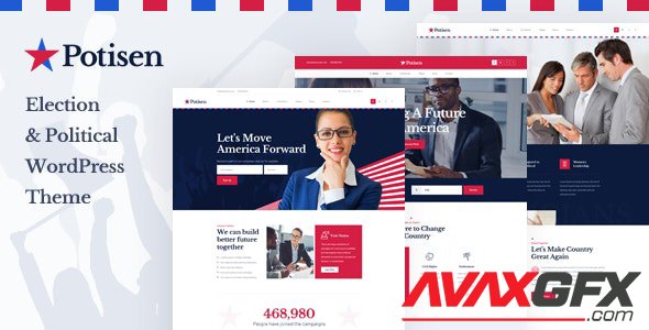 ThemeForest - Potisen v1.1.0 - Election & Political WordPress Theme - 25174878