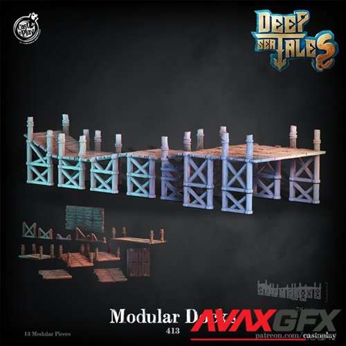 Modular Docks – 3D Printable STL
