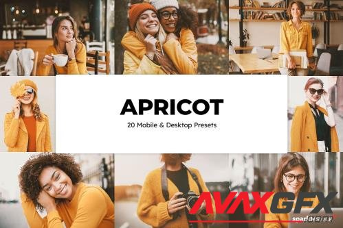 20 Apricot Lightroom Presets & LUTs - 6628229