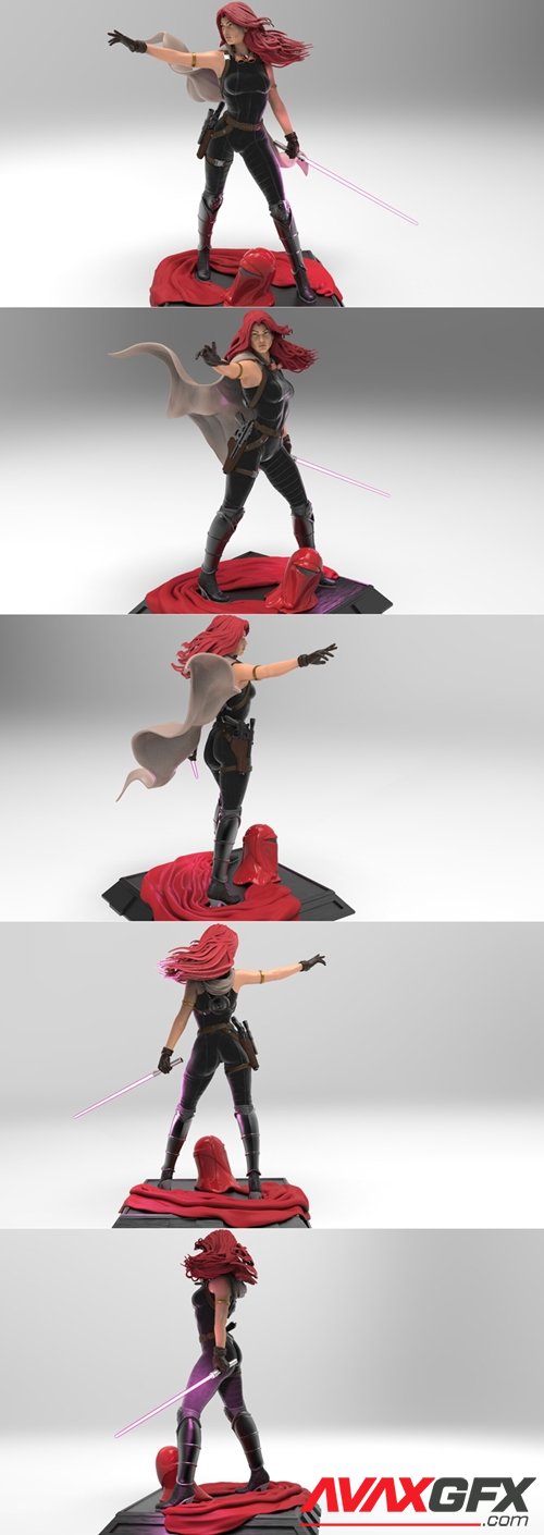 Mara Jade From Star Wars – 3D Printable STL