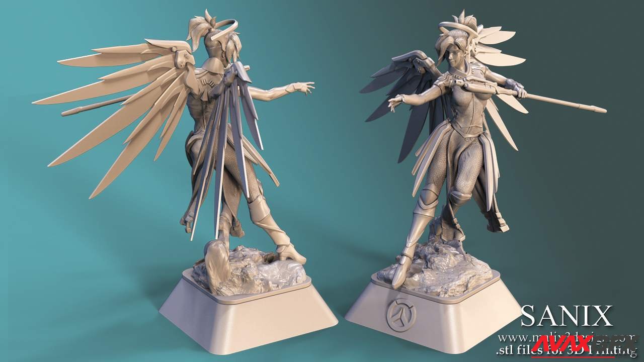 Mercy from Overwatch 3D print