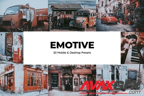 20 Emotive Lightroom Presets & LUTs - 6645880