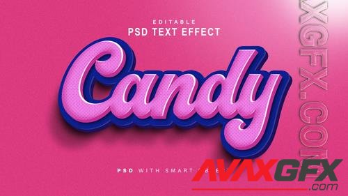 Candy Text Effect Psd