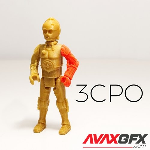 C3PO – 3D Printable STL