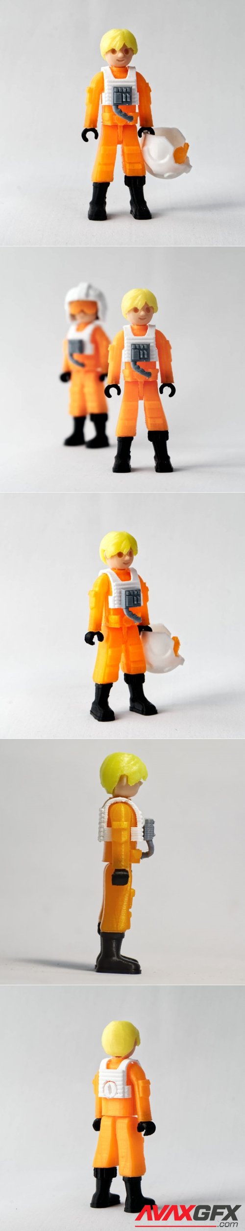 X-Wing Pilot – 3D Printable STL