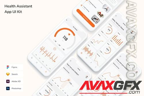 Health Assistant App UI Kit 4NXABAX