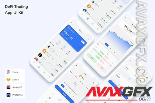 DeFi Trading App UI Kit 2UP89LT