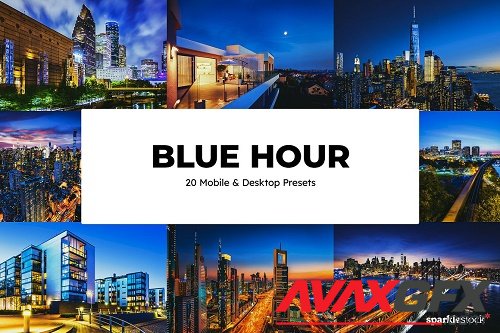 20 Blue Hour Lightroom Presets LUTs - 6683047