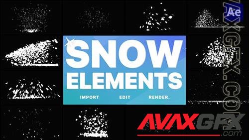 Christmas Snow Elements | After Effects 34884495