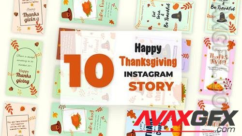 Happy Thanksgiving Instagram Story Pack 34916486 (VideoHive)