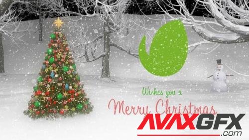 Merry Christmas Logo Intro - 35030968