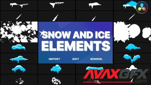 Snow And Ice Elements | DaVinci Resolve - 34975879
